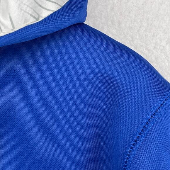 DUKE UNIVERSITY Sweatshirt Adult M LACROSSE BLUE DEVILS Fleece Hooded 1/4 Zip - Picture 6 of 12
